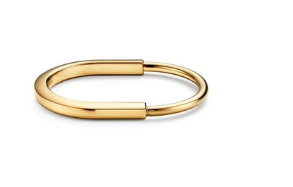 TWO TONE LOCK BANGLE