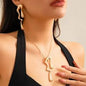 Melting Gold Necklace Set