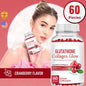 Glutathione Collagen Gummies Skin Lightening Hair,Nails & Bones Health 60Pcs